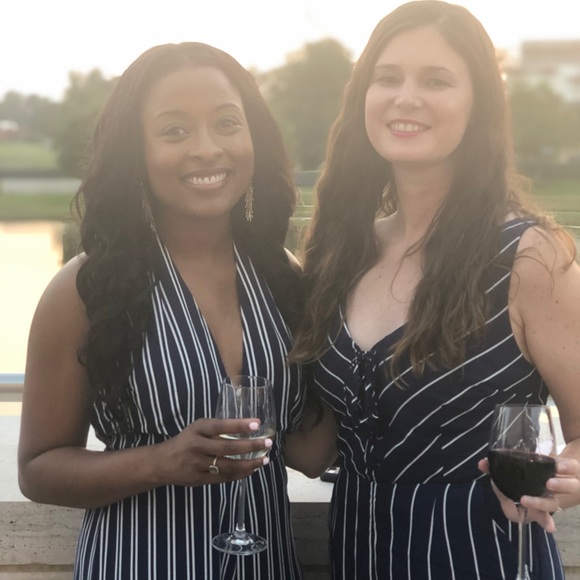 BB Dakota Striped Jumpsuit - Picture 2 of 4